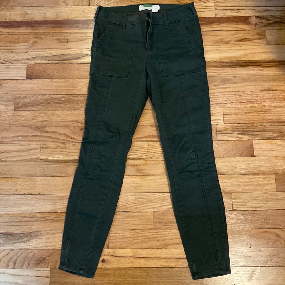 Anthropologie NWOT Green Cargo Pants